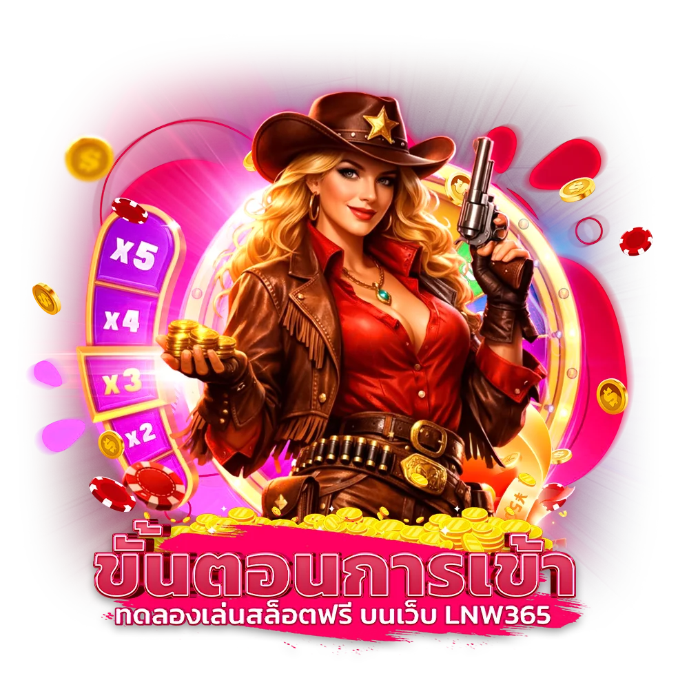 ขั้นตอนการเข้า ทดลองเล่นสล็อตฟรี บนเว็บ lnw365